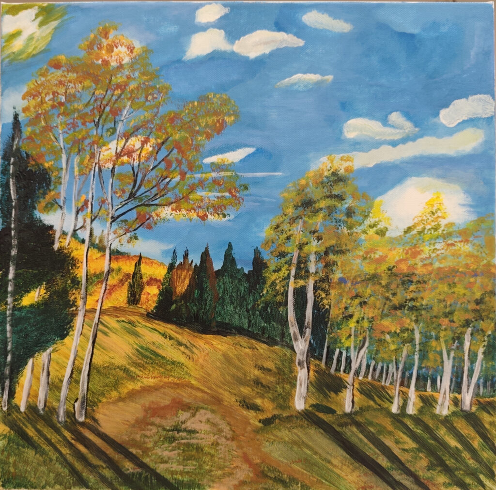 Aria d'autunno - Tela - 40x40 - (2024)