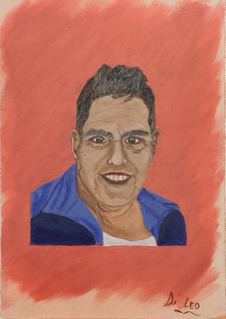 Donato senza occhiali - Tela - 30x40 - (2024)