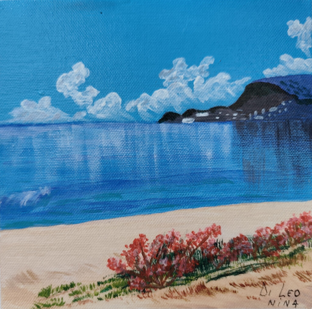 Spiaggia - Tela - 20x20 - (2025)
