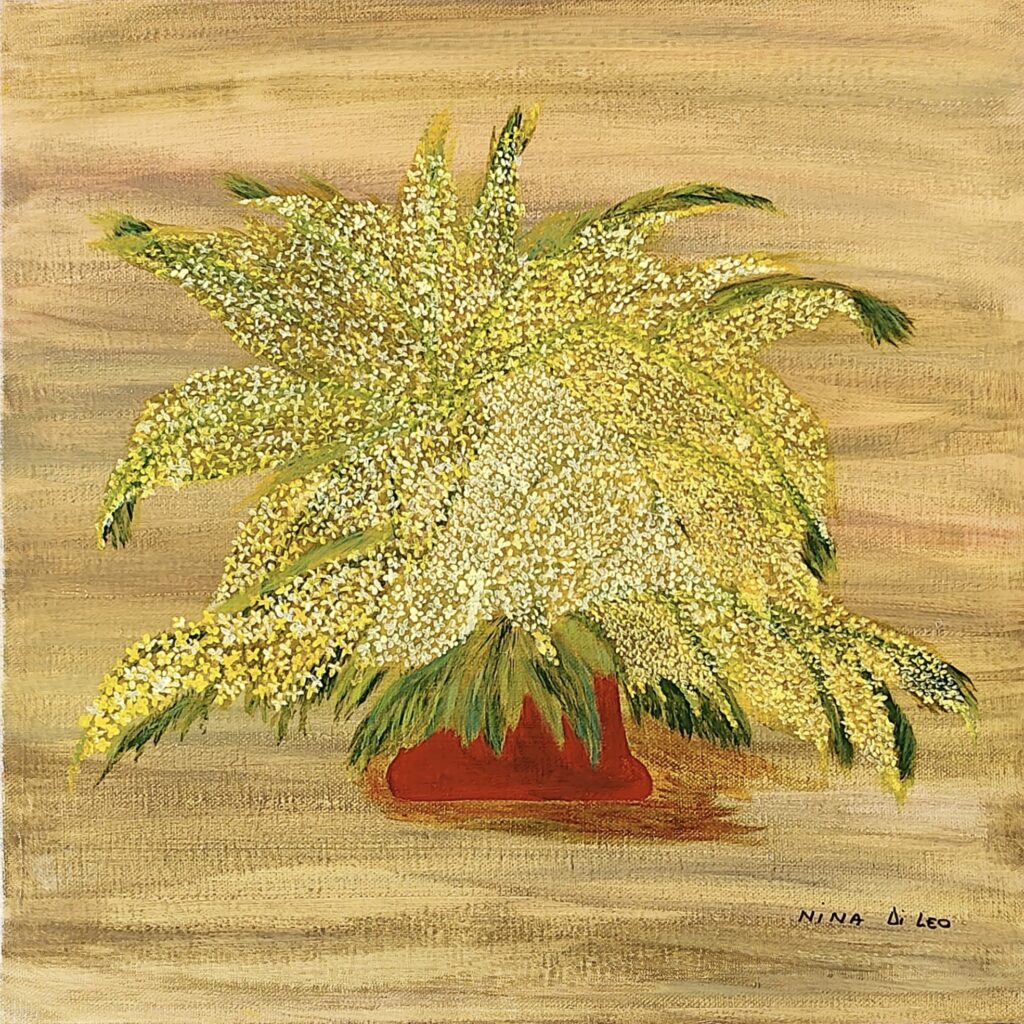 Composizione di Sânziane - Tela - 40x40 - (2025)